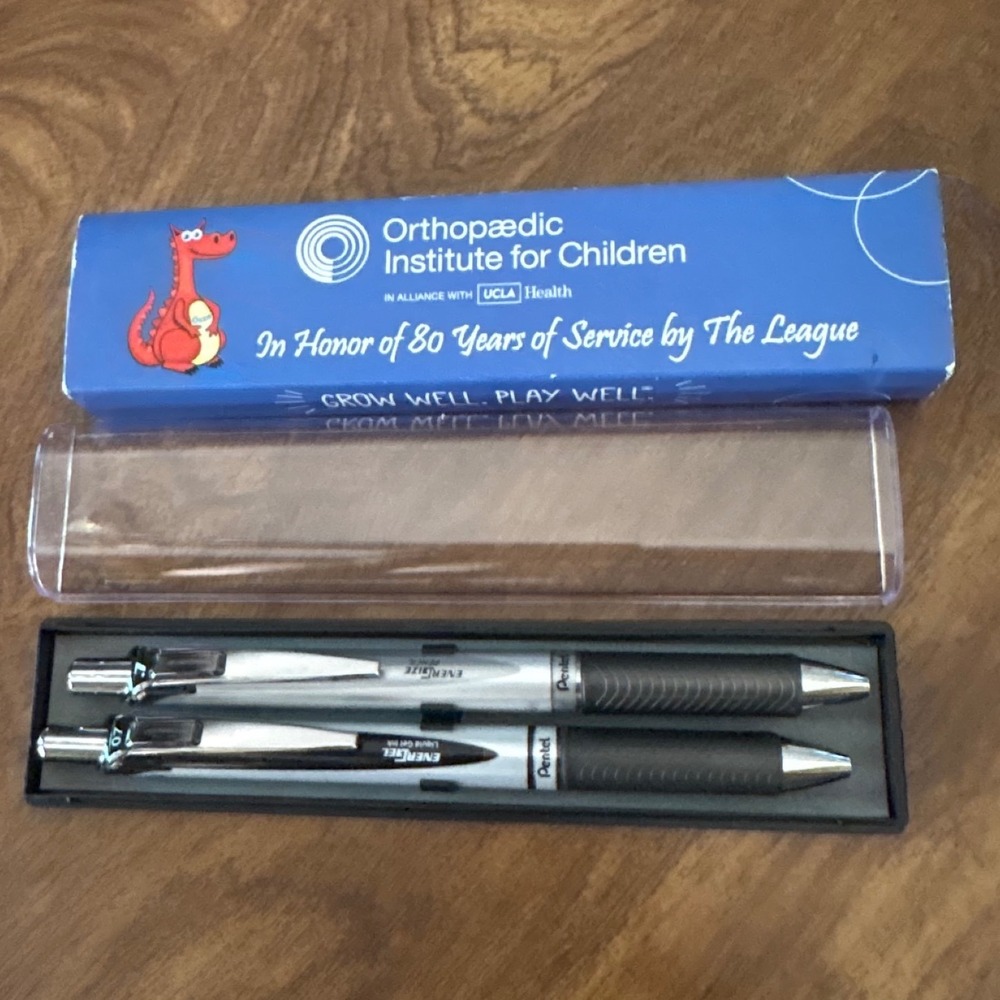 Pentel EnerGel Pen Pencil Set UCLA Health Orthopaedic Institute Volunteer Gift